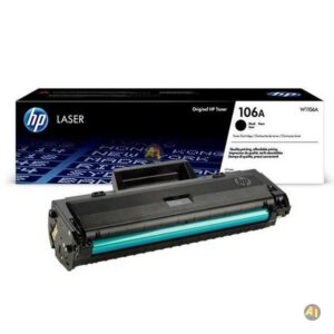 Cartouche de Toner Noir Original HP 106A (W1106A)